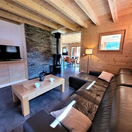 Chaleureux 4* Aux Gets, 3 Niveaux, 6 Pers., Terrasse, Poele A Bois, Wifi - Fr-1-598-10 * Ле-Гет